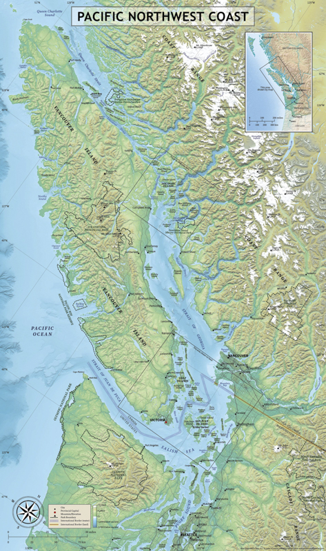 Pacific Northwest Coast – Expedition Map